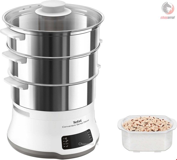 بخار پز تفال فرانسه Tefal Dampfgarer VC502D Convenient Series Deluxe, 900 Watt