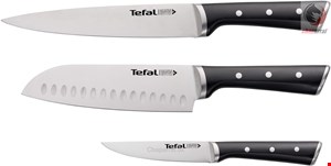 ست چاقو آشپزخانه 3 پارچه تفال فرانسه Tefal Ice Force 3teiliges Set- K232S374