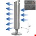  پنکه برقی ایستاده کسر KESSER Turmventilator- mit Fernbedienung LED Display Standventilator Klimaanlage/ silber