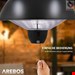  بخاری برقی مادون قرمز سقفی آربوس Arebos Heizstrahler Decken-Heizstrahler-Balkonheizer-Zeltheizer- Terrassenstrahler- 2 Heizstufen 750 W / 1500 W