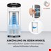 کولر آبی کنترل از راه دور محفظه یخ دار کلارشتاین آلمان Klarstein Ventilatorkombigerät IceWind Plus 4-in-1 Luftkühler 330 m³/h