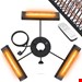  بخاری برقی مادون قرمز کسر KESSER Heizstrahler-3000 W- Sonnenschirm Infrarot 3000W 