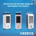 کولر آبی فن تصفیه هوا رطوبت ساز ایستاده آربوس Arebos Luftreiniger 4in1 Aircooler- Mobile Klimaanlage-Klimagerät 