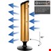  پنکه برقی ایستاده کسر KESSER Turmventilator, mit Fernbedienung LED Display Standventilator Klimaanlage/ gold