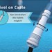  جارو رباتیک استخری دلفین Dolphin maytronics Poolroboter- E40i Wasserlinienreinigung