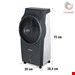 کولر آبی فن تصفیه هوا رطوبت ساز وان کانسپت ONECONCEPT Ventilatorkombigerät Kingcool 4-in-1 Luftkühler - Grau 