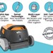  جارو رباتیک استخری دلفین Dolphin maytronics Poolroboter- E40i Wasserlinienreinigung