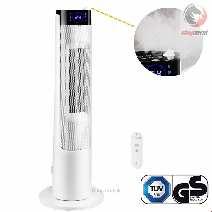 بخاری برقی فن هیتر ایستاده ام وی پاور MVPower Heizlüfter- 2200W mit Luftbefeuchter 