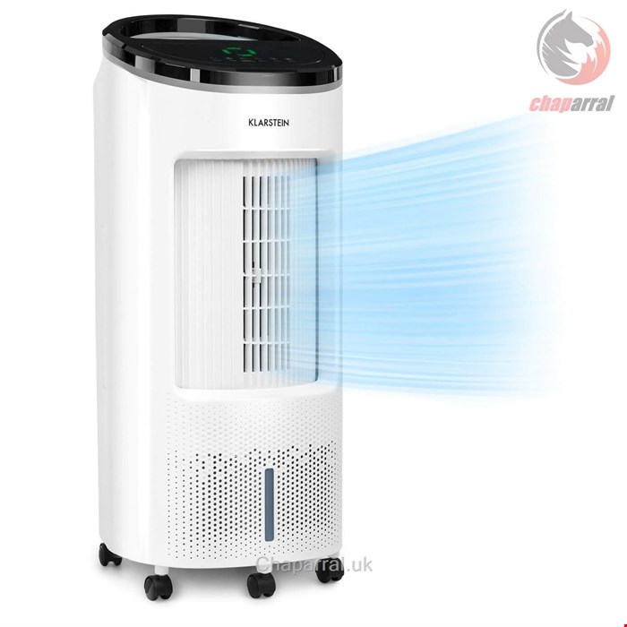 کولر آبی کنترل از راه دور محفظه یخ دار کلارشتاین آلمان Klarstein Ventilatorkombigerät IceWind Plus 4-in-1 Luftkühler 330 m³/h