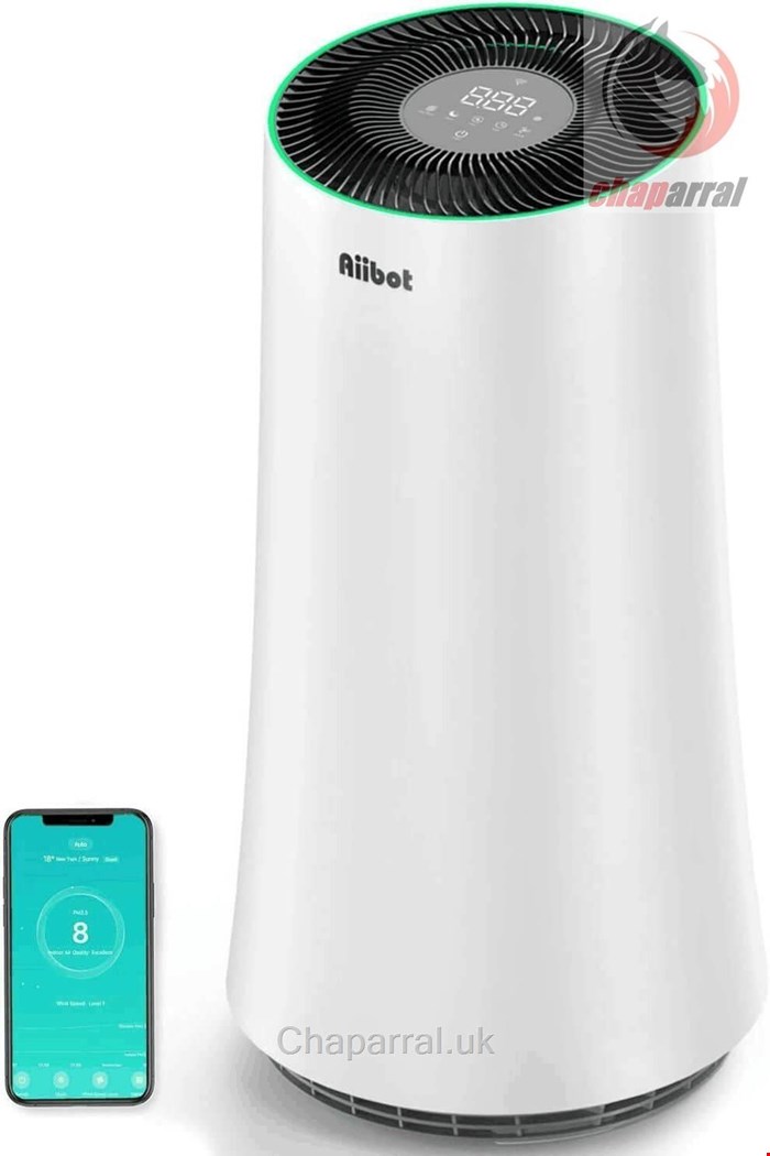 دستگاه تصفیه هوا ایربات Aiibot Luftreiniger Luftreiniger mit APP und H13 HEPA Filter- CADR 450m³/h