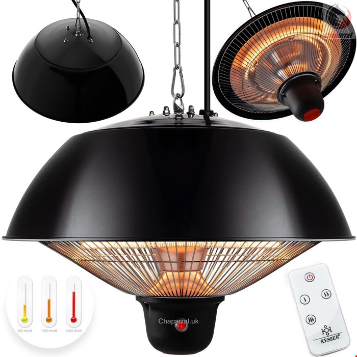 بخاری برقی مادون قرمز سقفی کسر KESSER Heizstrahler- 1500 W- Deckenheizstrahler Heizpilz 