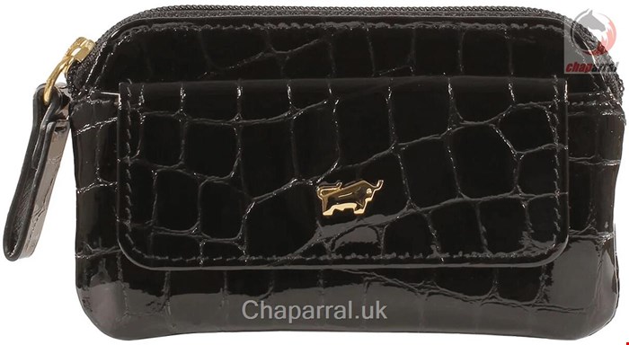 کیف لوازم آرایش چرم زنانه براون آلمان Braun Büffel Verona 40002 320 black