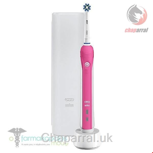 مسواک برقی اورال بی آمریکا Oral-B Pro 2 2500 pink