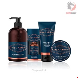 ست مراقبتی اصلاح صورت ژیلت آمریکا  Gillette King C. Gillette Bartpflege Set Weicher Bart