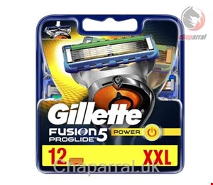 سری یدکی خود تراش ژیلت آمریکا Gillette Fusion 5 ProGlide Ersatzklingen 12Stk