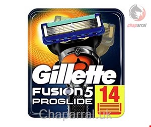سری یدکی خود تراش ژیلت آمریکا Gillette Fusion 5 ProGlide Ersatzklingen 14 Stk