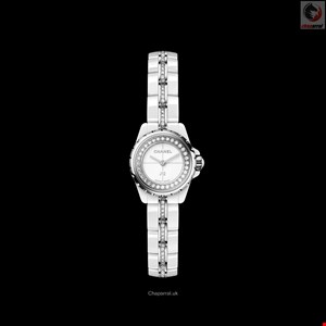 ساعت مچی زنانه سرامیکی الماس نشان شنل فرانسه chanel J12∙XS UHR, 19 MM H5238