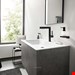  شیر مخلوط روشویی پایه بلند هانس گروهه آلمان Hansgrohe Finoris 230 mit Ablaufgarnitur 76063 schwarz matt 76063670