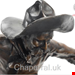 مجسمه برنزی دکوری آنتیک قدیمی Bronco Buster Bronze Sculpture After Frederic Remington 