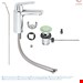  شیر مخلوط روشویی پایه کوتاه گروهه آلمان 23325000  GROHE Eurosmart Cosmopolitan M Size