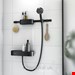  ست شیرآلات دوش حمام هانس گروهه آلمان Hansgrohe WallStoris Bundle Handbrause 105 3jet EcoSmart mattschwarz  24250670
