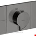  شیر حمام توکار هانس گروهه آلمان Hansgrohe Axor One Thermostatmodul Unterputz für 3 Verbraucher  45713 Polished Black Chrome 45713330