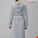 حوله حمام تن پوش زنانه و مردانه مارک او پلو آلمان MARC O POLO LIVING BADEMANTEL MODELL MELANGE AUS BAUMWOLL-FROTTIER Blue / Off White 