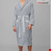  حوله حمام تن پوش زنانه و مردانه مارک او پلو آلمان MARC O POLO LIVING BADEMANTEL MODELL MELANGE AUS BAUMWOLL-FROTTIER Blue / Off White