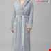  حوله حمام تن پوش زنانه و مردانه مارک او پلو آلمان MARC O POLO LIVING BADEMANTEL MODELL MELANGE AUS BAUMWOLL-FROTTIER Blue / Off White