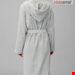 حوله حمام تن پوش زنانه و مردانه مارک او پلو آلمان MARC O POLO LIVING BADEMANTEL MODELL MELANGE AUS BAUMWOLL-FROTTIER Grau / Weiß