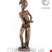 مجسمه دکوری آنتیک قدیمی Onyx Sculpture of an African Warrior Unique Piece the 20th Century