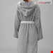  حوله حمام تن پوش زنانه و مردانه مارک او پلو آلمان MARC O POLO LIVING BADEMANTEL MODELL MELANGE AUS BAUMWOLL-FROTTIER Marine / Light Silver