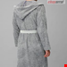  حوله حمام تن پوش زنانه و مردانه مارک او پلو آلمان MARC O POLO LIVING BADEMANTEL MODELL MELANGE AUS BAUMWOLL-FROTTIER Marine / Light Silver
