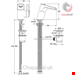  شیر مخلوط روشویی پایه کوتاه ایدیل استاندارد Ideal Standard Melange B8630