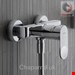  شیر مخلوط حمام دوراویت Duravit B 3 Brause Einhebelmischer Wandmontage chrom B34230000010