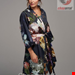  روبدوشامبر زنانه اسنزا هلند ESSENZA Fleur Nightblue Kimono
