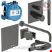 ست شیرآلات دوش حمام توکار ایدیل استاندارد Ideal Standard Ceratherm C100 Armaturen Paket  A7572  magnetic grey  A7572A5