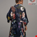  روبدوشامبر زنانه اسنزا هلند ESSENZA Fleur Nightblue Kimono