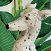  مجسمه سرامیکی نقاشی با دست دکوری سگ Keramikvase mit Windhund Statue in Lebensgröße