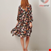  روبدوشامبر زنانه اسنزا هلند ESSENZA Sarai Filou Espresso Kimono