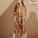  لباس خواب زنانه اسنزا هلند ESSENZA Lykke Uni Cashew Nachthemd ¾ Arm