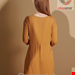  لباس خواب زنانه اسنزا هلند ESSENZA Lykke Uni Cashew Nachthemd ¾ Arm