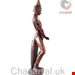 مجسمه دکوری آنتیک قدیمی Onyx Sculpture of an African Warrior Unique Piece the 20th Century