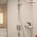  شیر حمام توکار هانس گروهه آلمان Hansgrohe Vernis Shape Einhebel Brausemischer Unterputz 71668 chrom 71668000