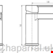 شیر مخلوط روشویی پایه کوتاه شوت Schütte Elephant Einhebel Waschtischarmatur 157mm mit Pop Up Ablauf graphit matt 34212 