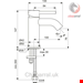  شیر مخلوط روشویی پایه کوتاه ایدیل استاندارد  Ideal Standard Ceraline Waschtischarmatur 100mm ohne Ablaufgarnitur chrom BC268AA