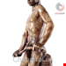 مجسمه دکوری آنتیک قدیمی Onyx Sculpture of an African Warrior Unique Piece the 20th Century