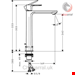  شیر مخلوط روشویی پایه بلند هانس گروهه آلمان Hansgrohe Rebris E 240 Einhebel Waschtischarmatur CoolStart 72591 matt schwarz