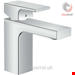  شیر مخلوط روشویی پایه کوتاه هانس گروهه آلمان Hansgrohe Vernis Shape 100 mit Zugstangen Ablaufgarnitur 71561 chrom 71561000