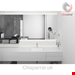  شیر مخلوط روشویی پایه کوتاه هانس گروهه آلمان Hansgrohe Vernis Shape 100 mit Zugstangen Ablaufgarnitur 71561 chrom 71561000
